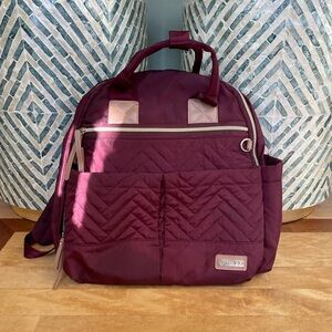 [Skip Hop] Maroon/Burgundy Baby Bag Backpack